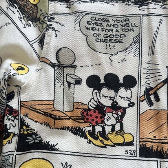 Disney Comic Print Jacket - Black, White, Yellow - Picture 3 of 6